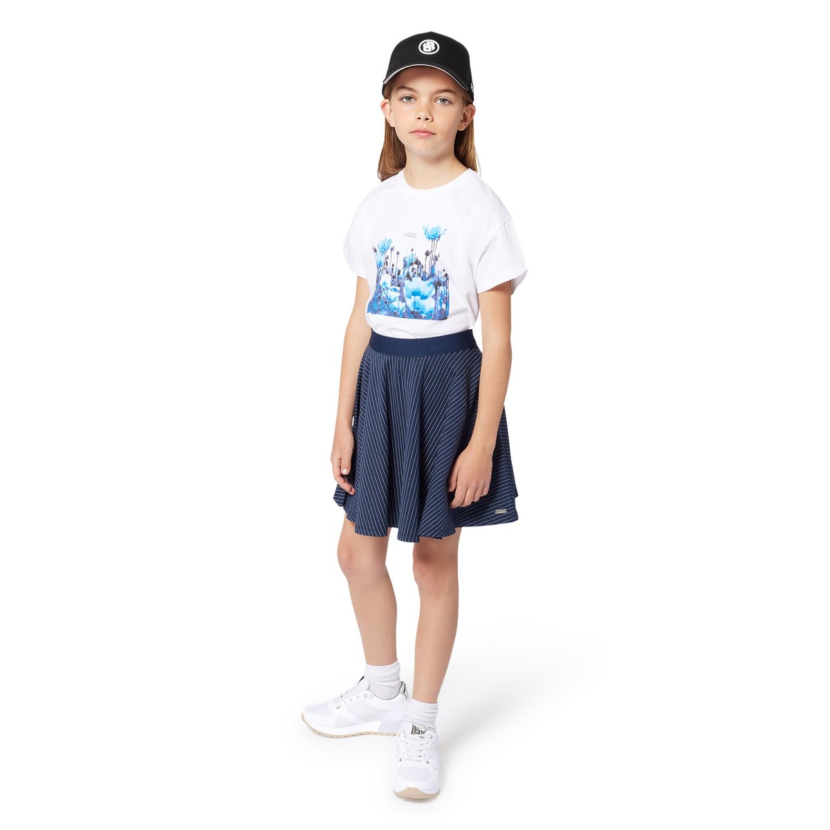 T-shirt à manches courtes blanc, BOSS KIDSWEAR