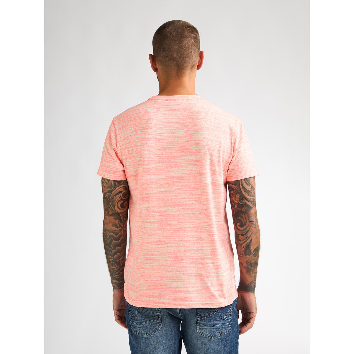 T-shirt à logo quasar rose fiery coral, PETROL INDUSTRIES