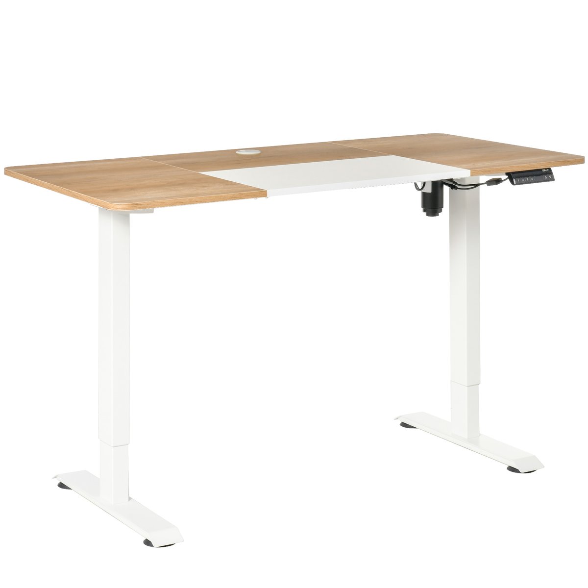 Bureau réglable en hauteur, GRANTA chêne, MEUBLES COSY