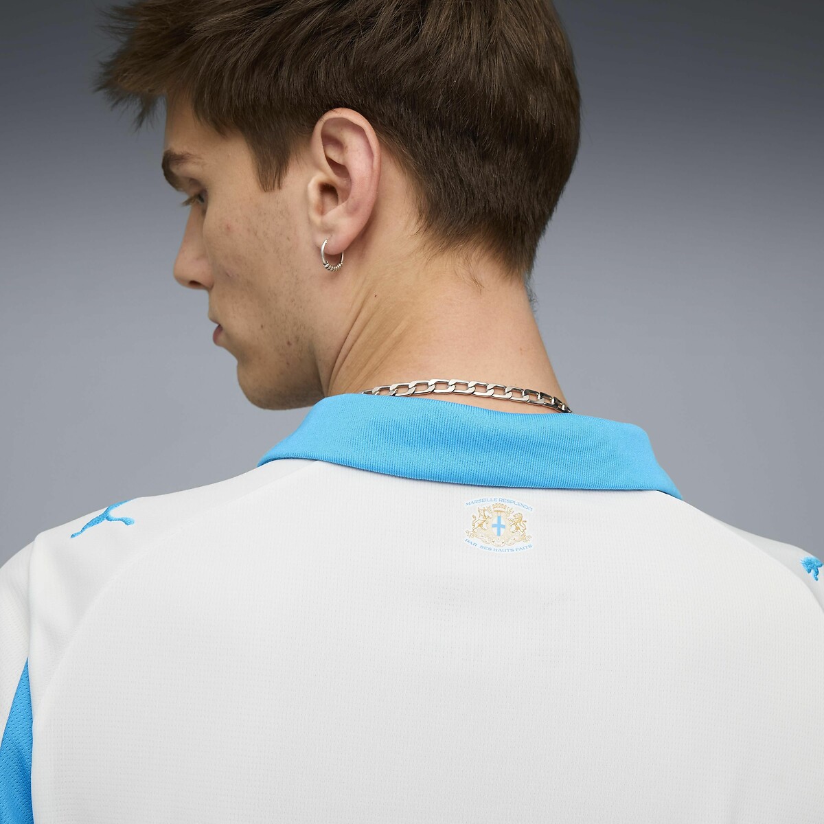 Olympique De Marseille Home Jersey white/blue, PUMA