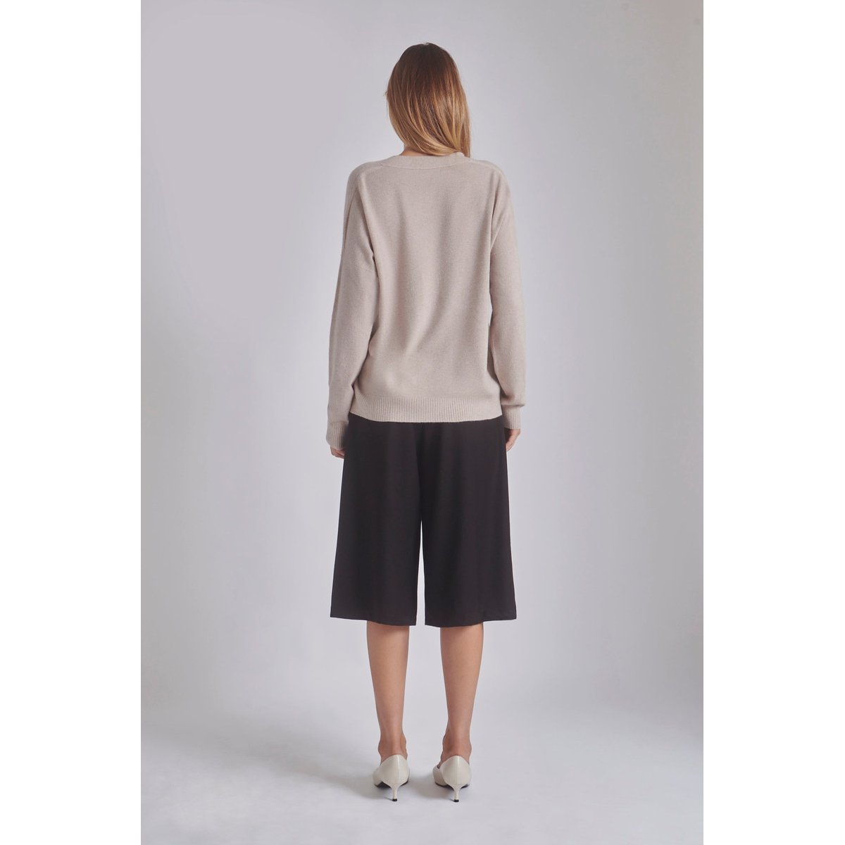 Pull oversize GEORGES beige, BENOA