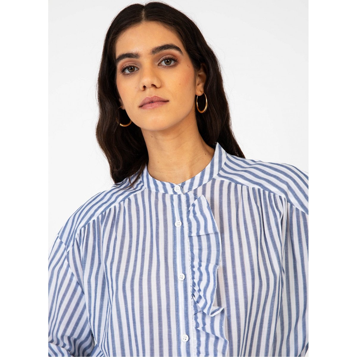 Blouse SOURIAMA bleu, AN'GE