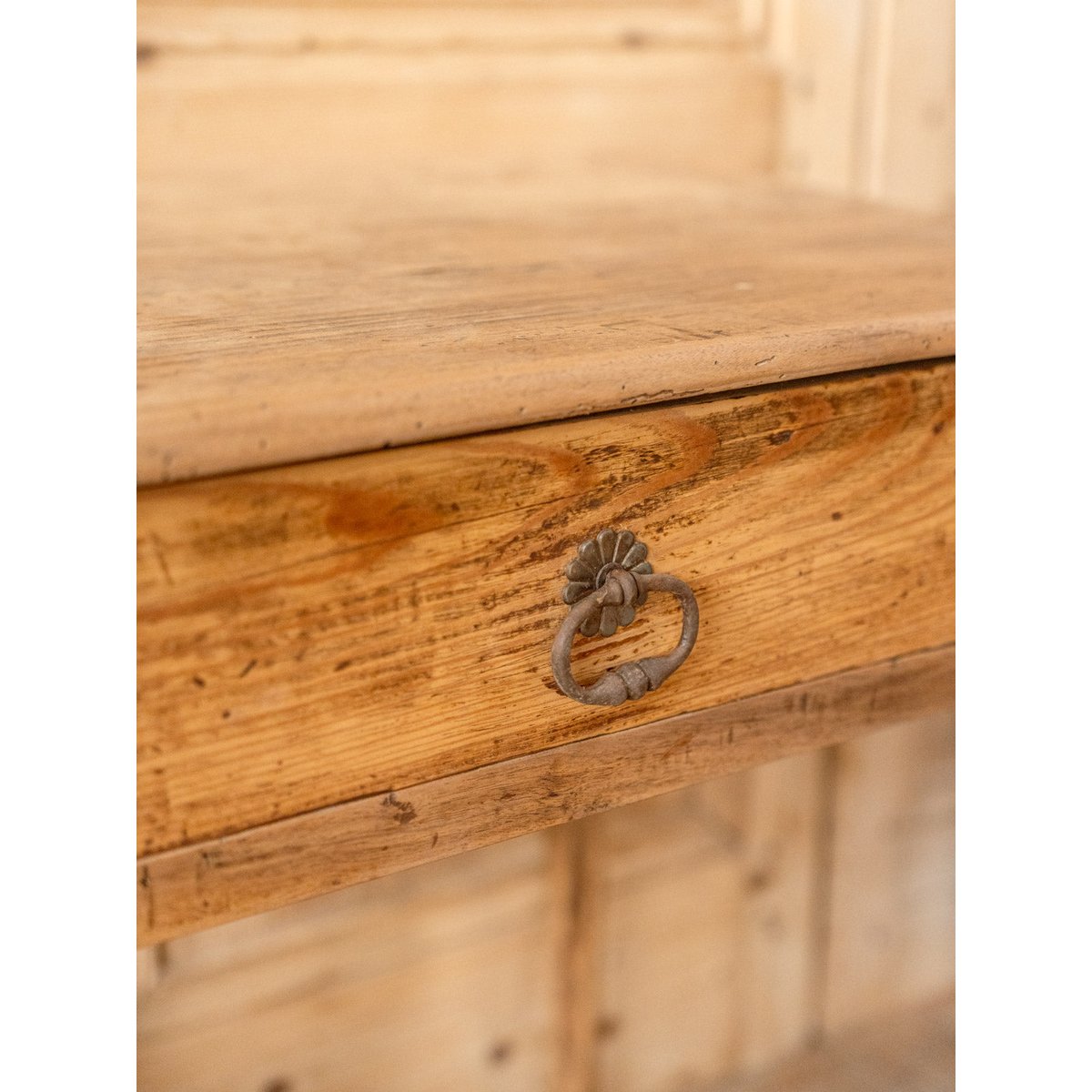 Bureau en bois Edouard N°1042 - Bon état bois foncé, DEBONGOUT