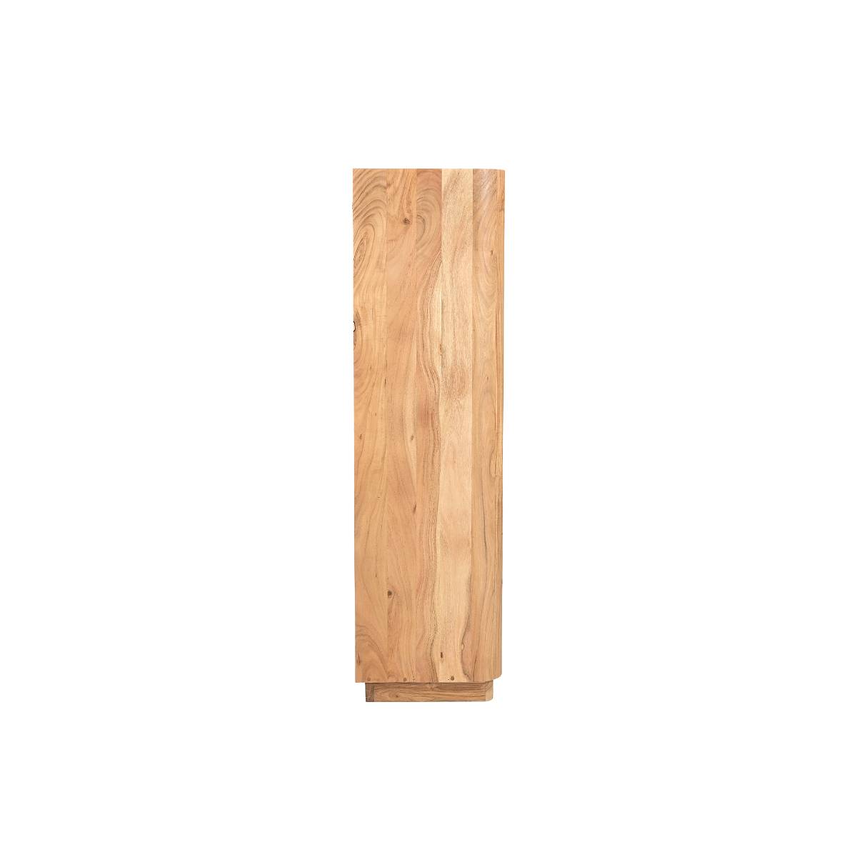 Armoire en bois d'acacia IDRISSA bois clair, MADE IN MEUBLES