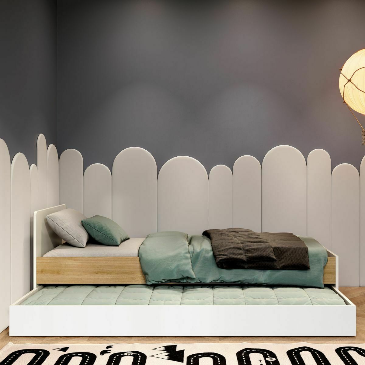 Lit bébé multifonction ALBA bois, AKITEN RETAIL