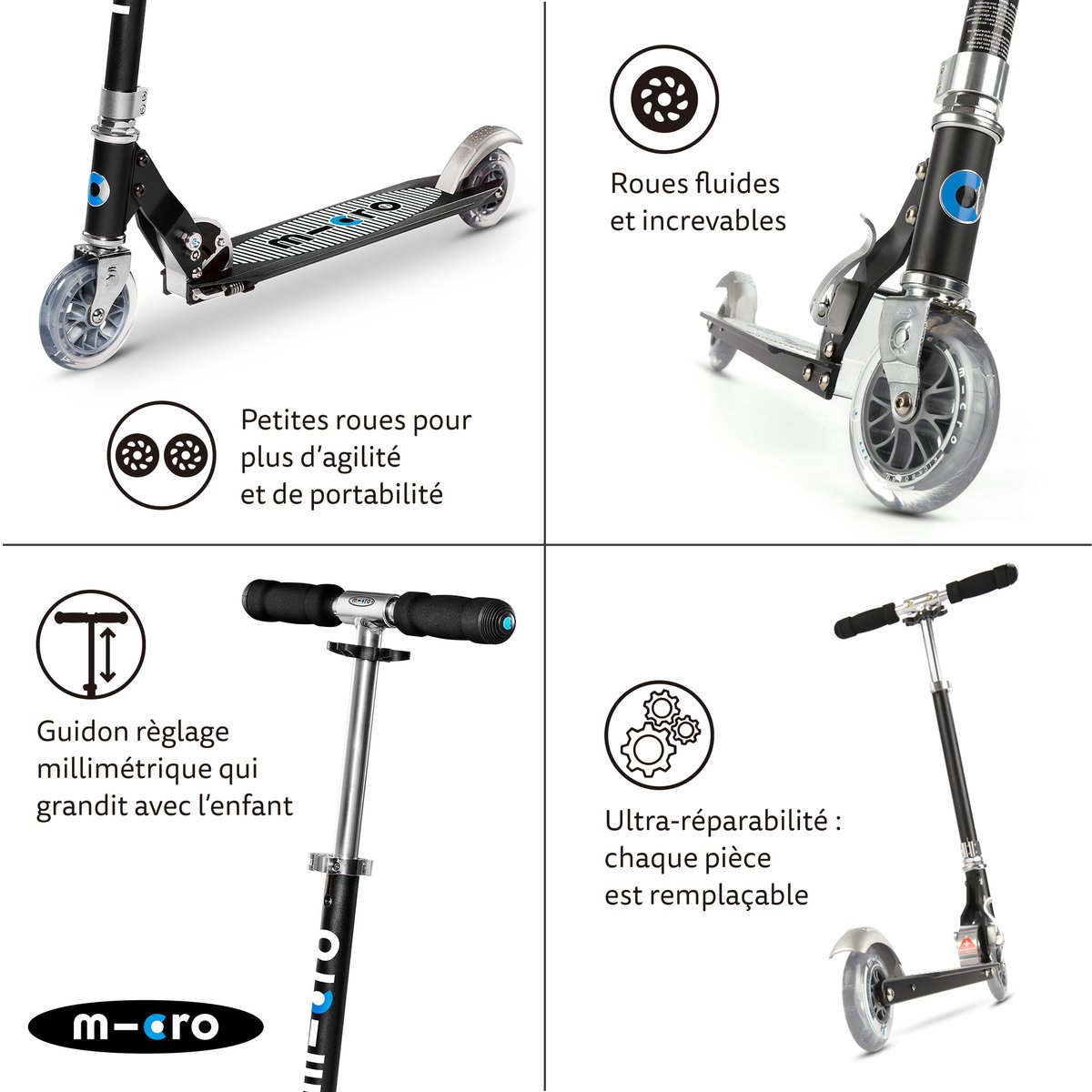 Micro Sprite - noir, MICRO MOBILITY