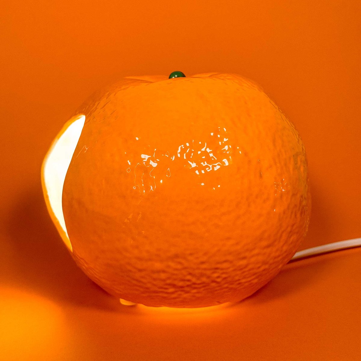 Lampe à poser en céramique, NARAN orange, C-CREATION