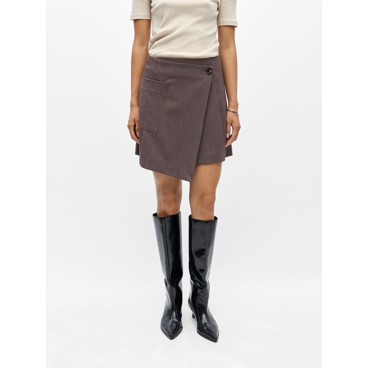 Mini-Jupe marron - seal brown1, OBJECT