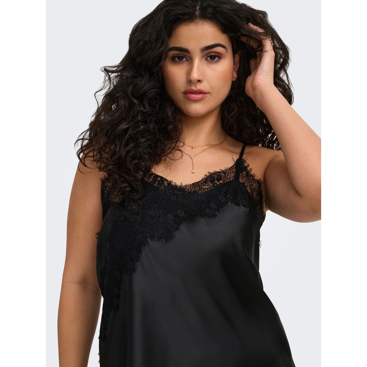 Top Asymétrique noire - black, ONLY CARMAKOMA