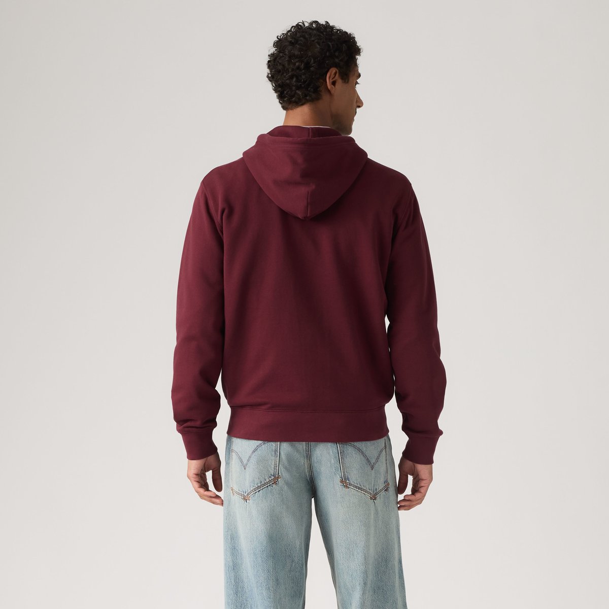 Sweat à capuche zippé New Original violet - tawny port, LEVI'S