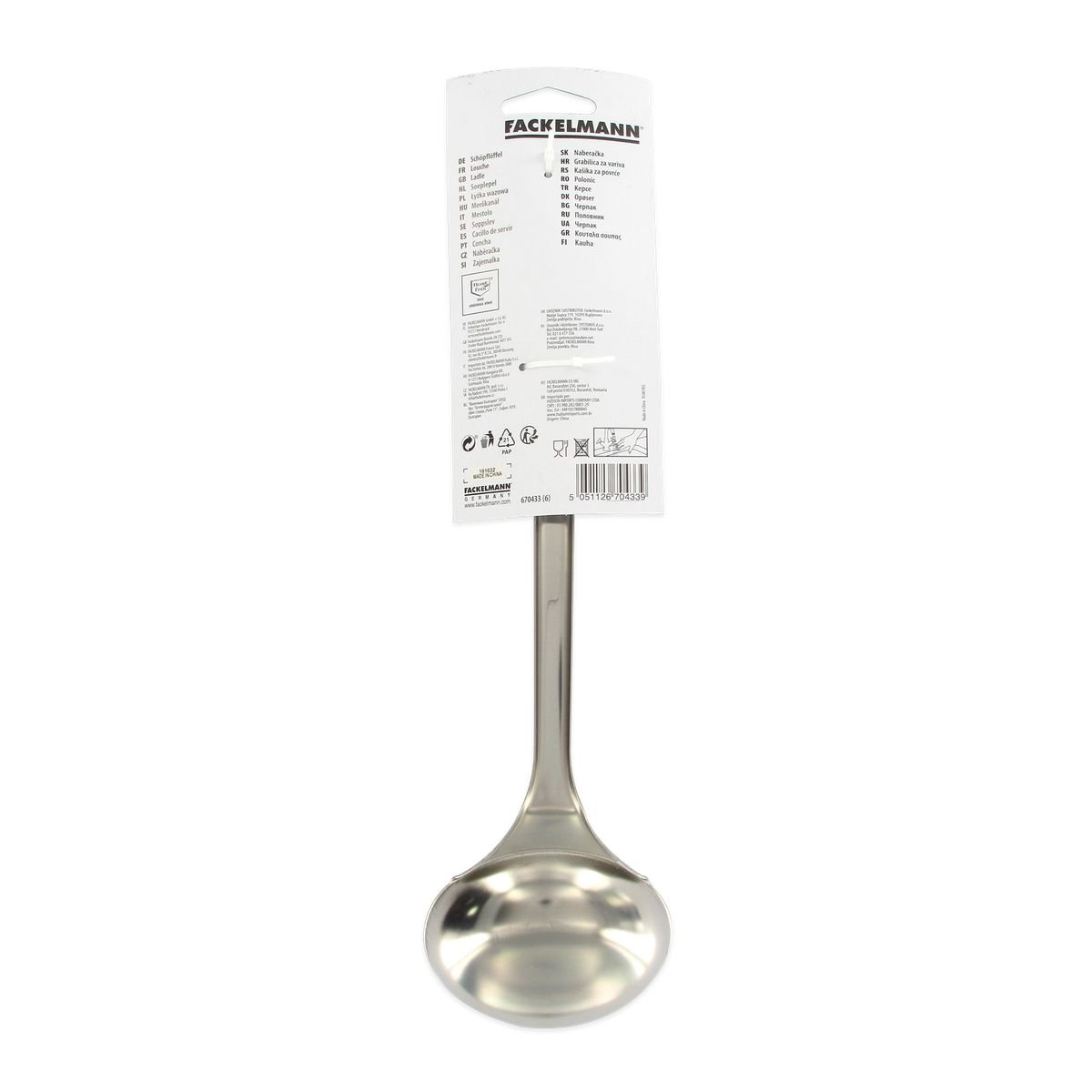 Ensemble de 2 Louches en inox ELEMENTAL inox, FACKELMANN