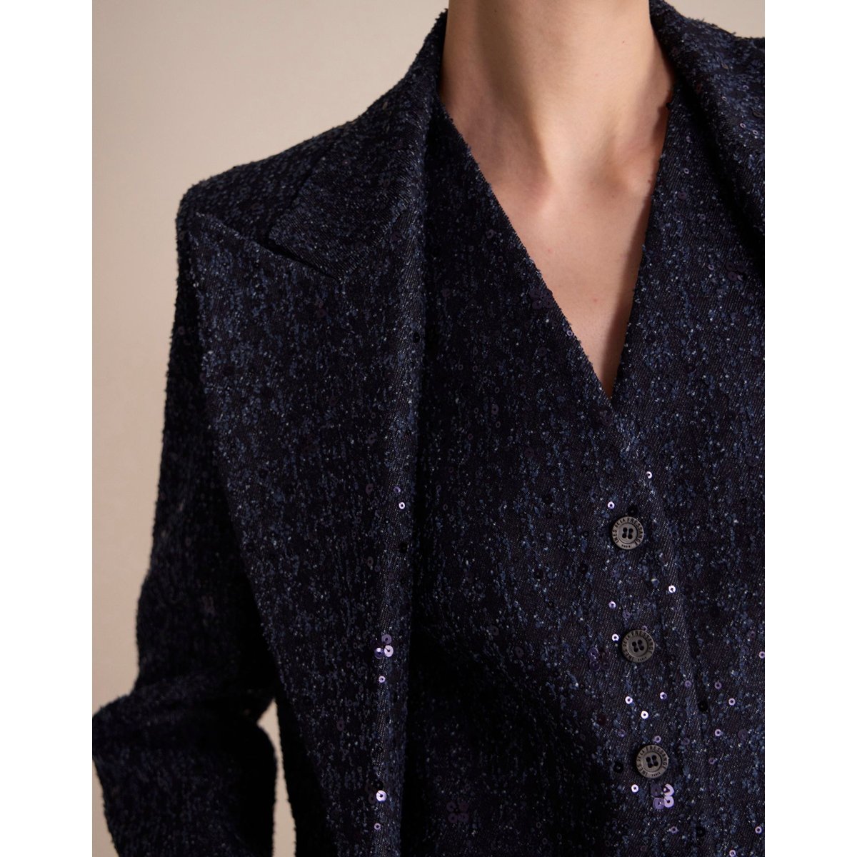 Veste Thadée bleu, INES DE LA FRESSANGE PARIS