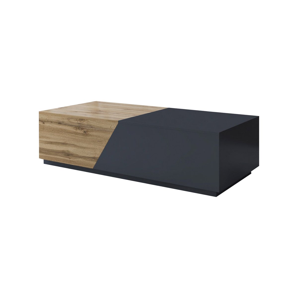 Table basse - PITT bois / gris, BEST MOBILIER