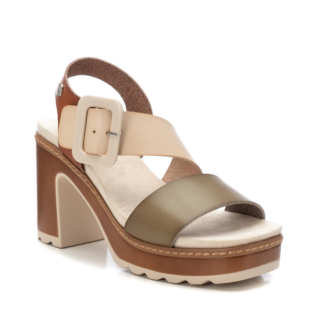 Sandale Talon Décontractée Boucle blanc bleuté, REFRESH