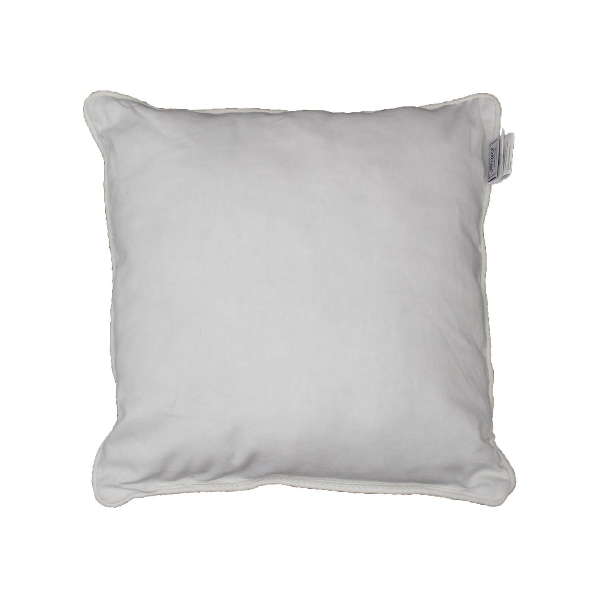 Coussin Passepoil Uni Panama Blanc 40 x 40 cm blanc, EDEN