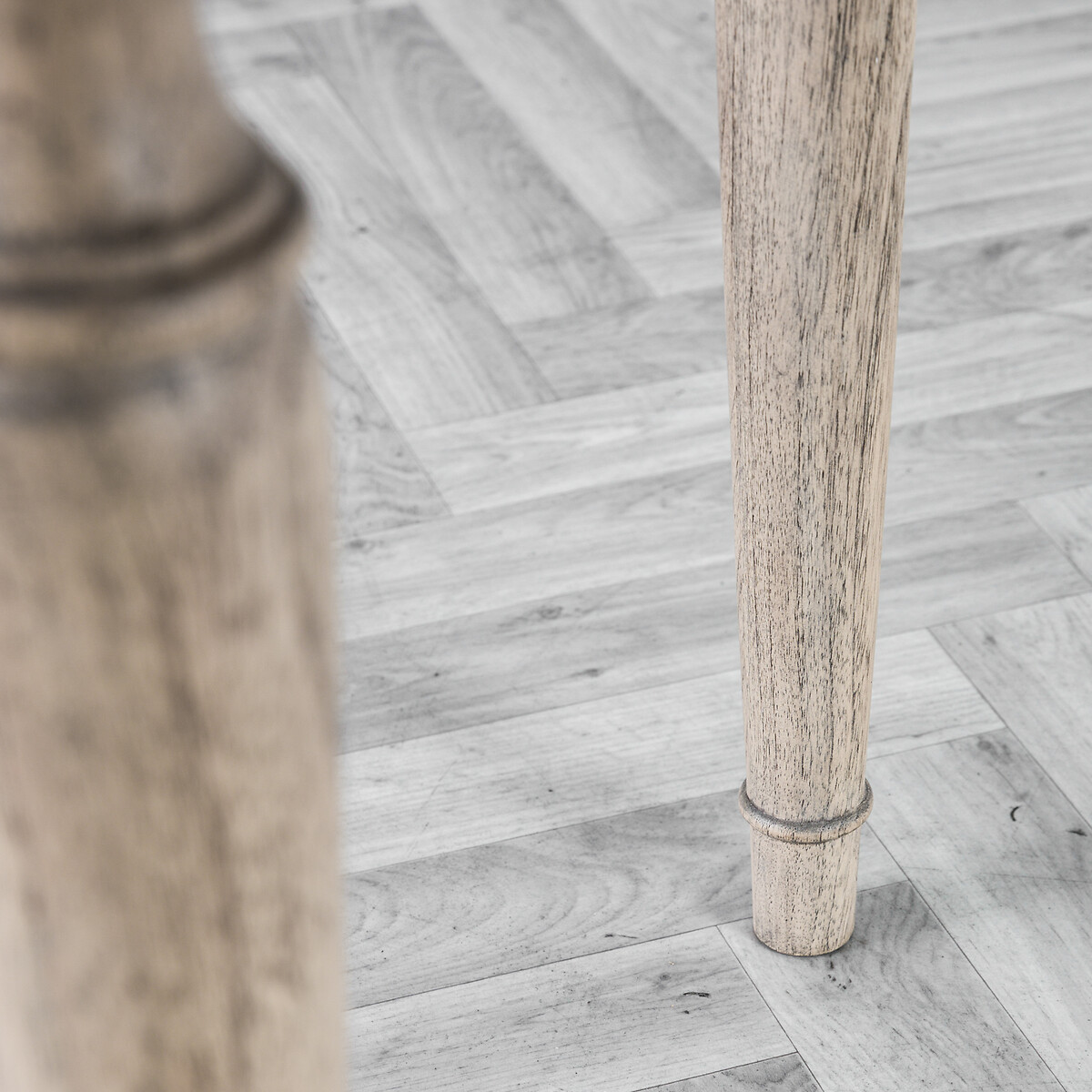 Nashik Round Ash Wood Parquet Dining Table (Seats 4) natural, ÉDITÉ