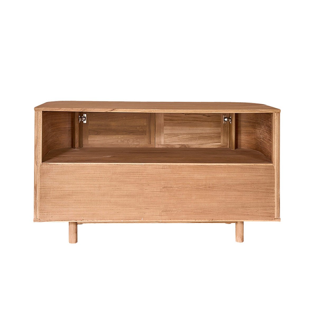Meuble sous vasque en teck massif 142 cm COLINE naturel, BERAH GETAH
