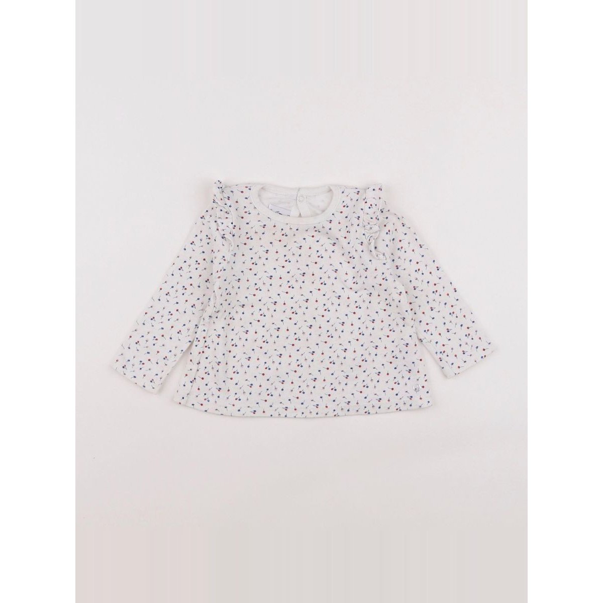 Tee-shirt - Etat satisfaisant blanc, PETIT BATEAU