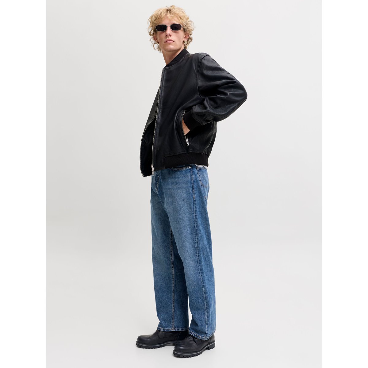 Jean Baggy Fit blue denim, JACK & JONES