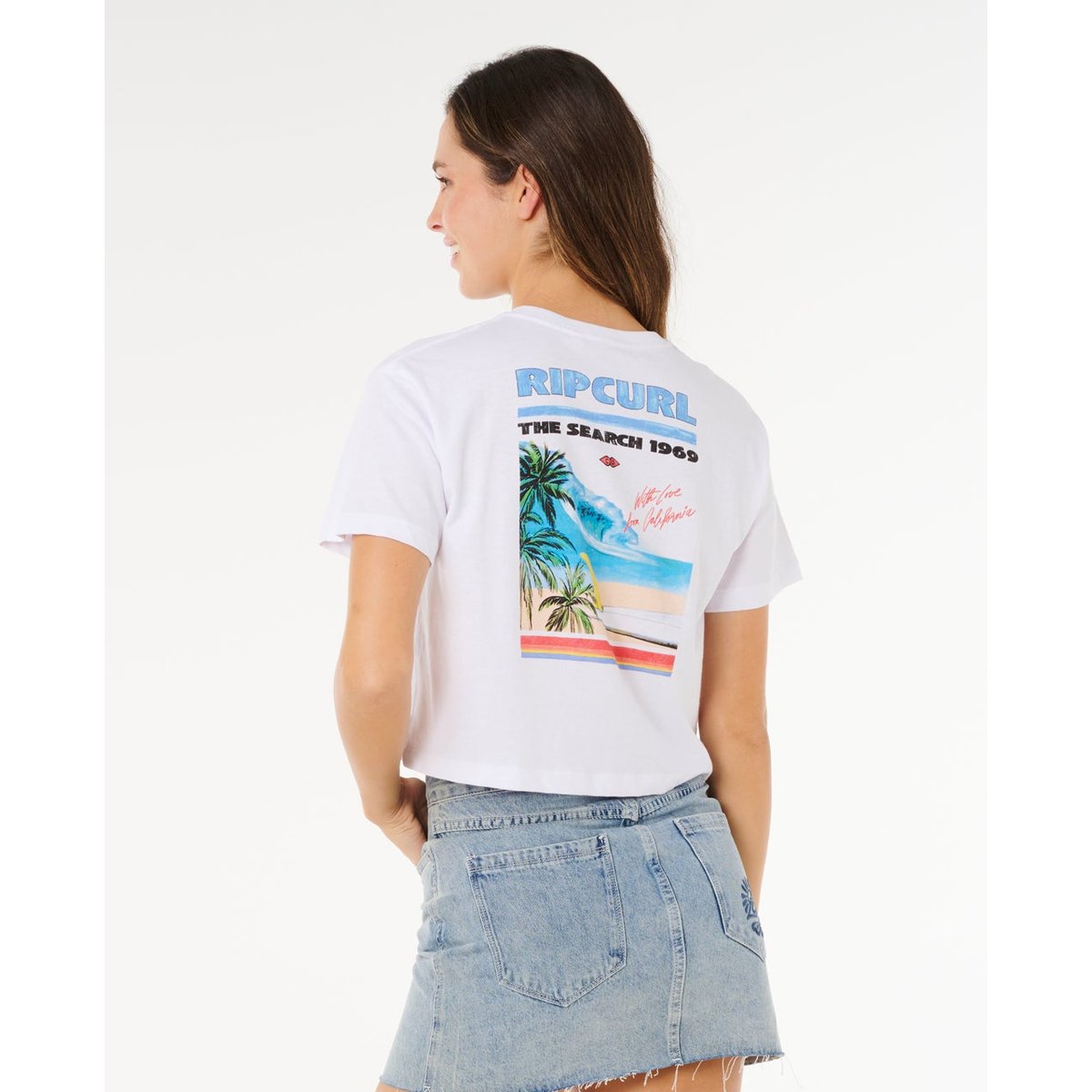 T-shirt Hayley O court blanc optique, RIP CURL