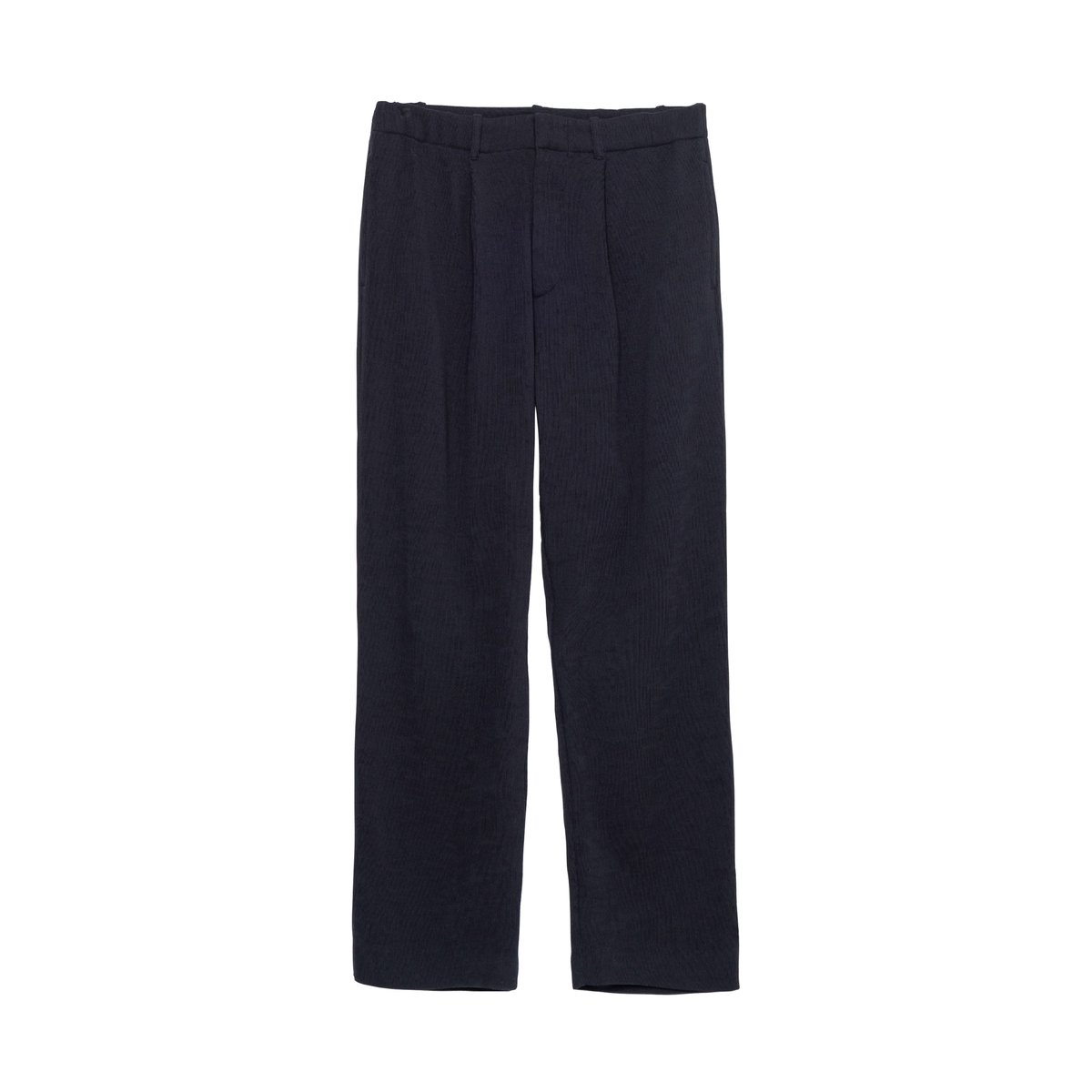 Pantalon tissu plissé noir, IKKS