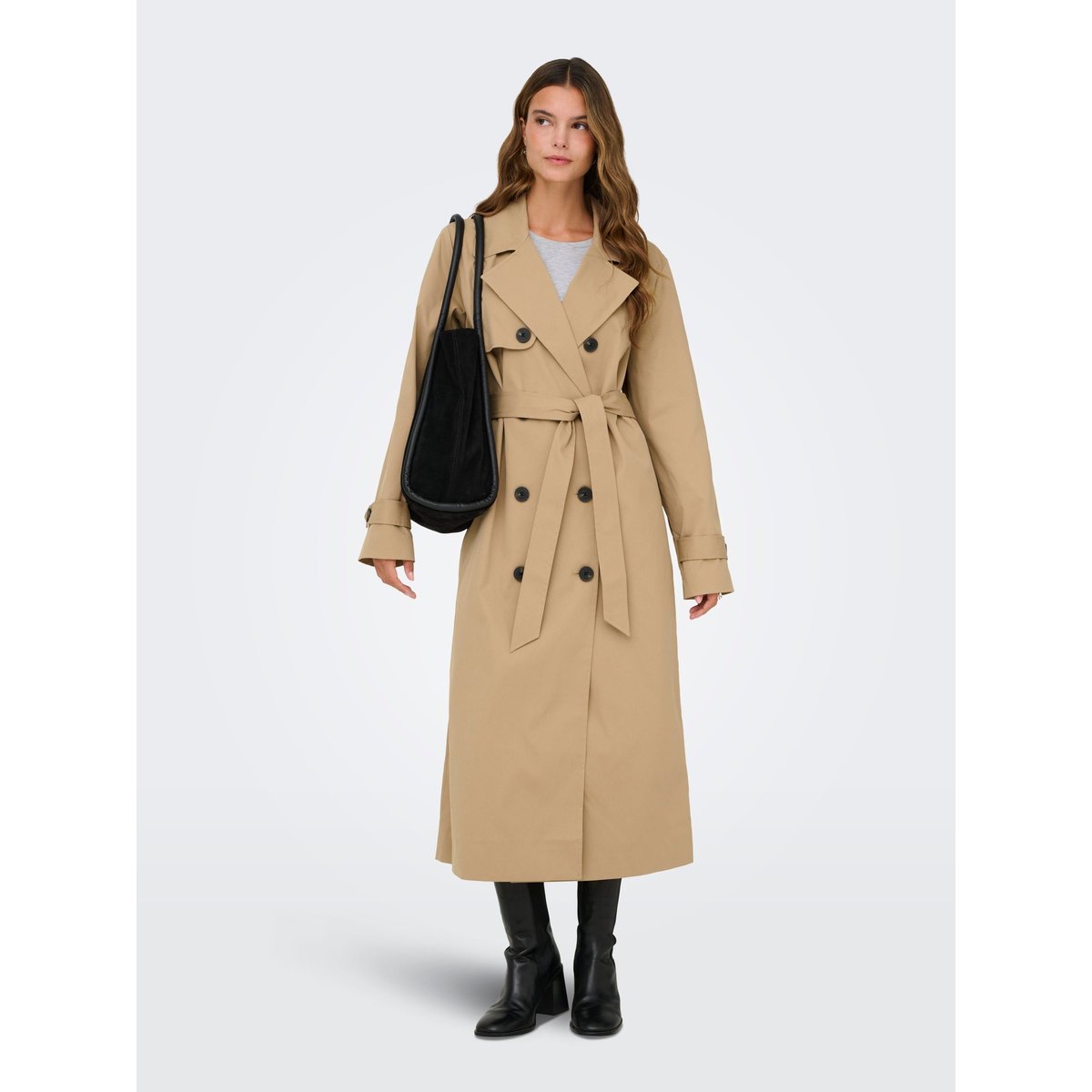 Trench Coat marron - tannin, ONLY