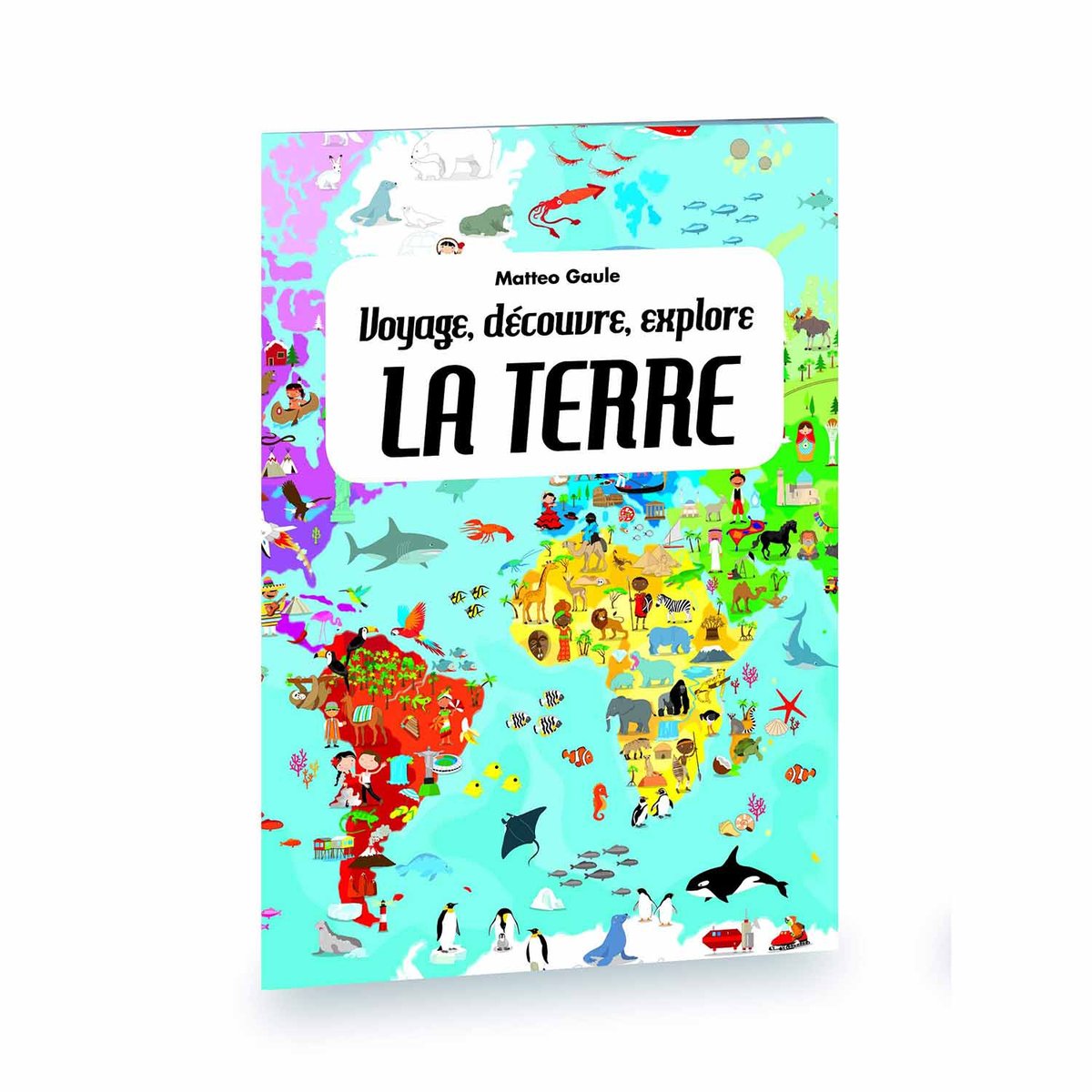 Puzzle & Livre - Voyagez, découvrez, explorez, La Terre bleu, SASSI