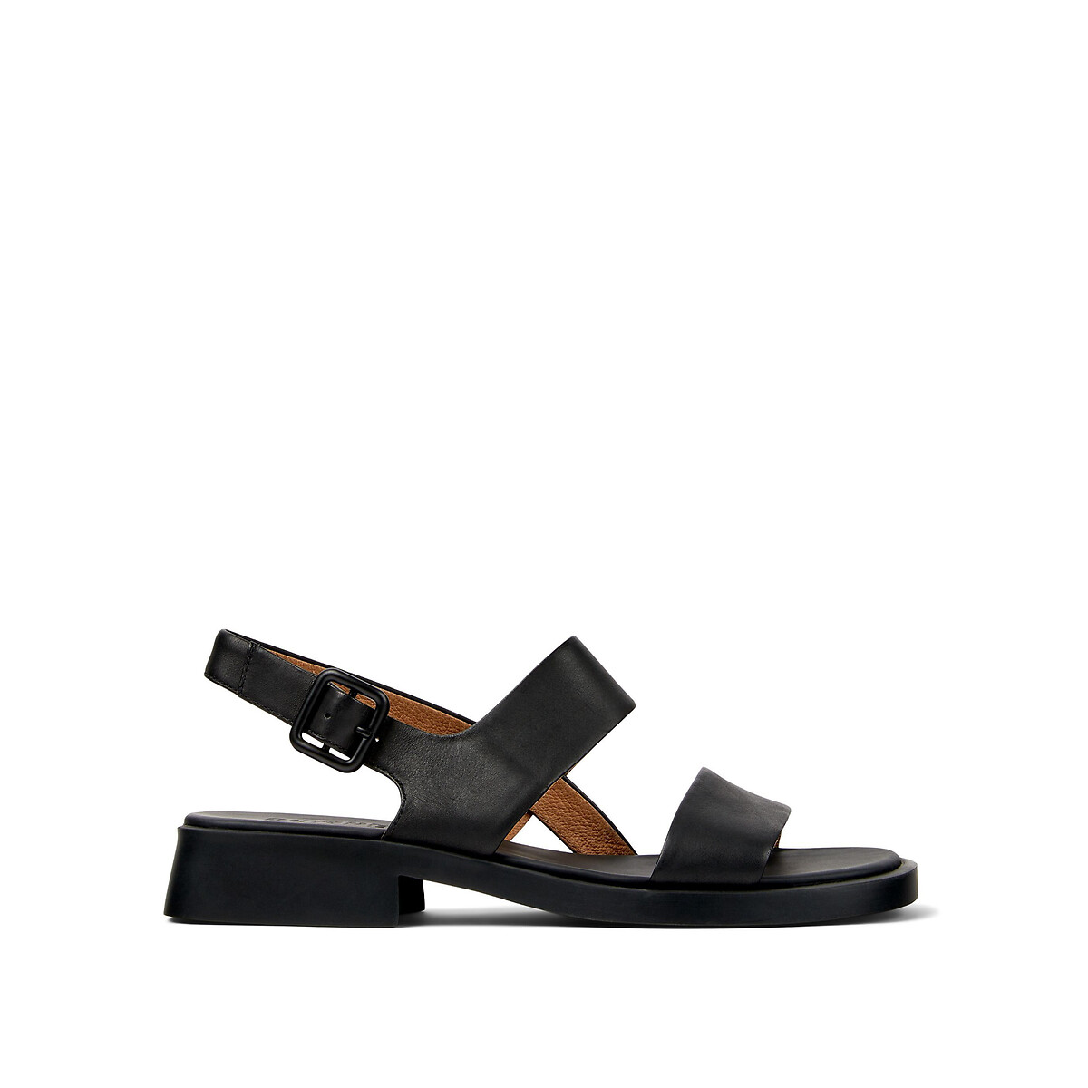 Sandales en cuir ultrasouple Dana noir, CAMPER