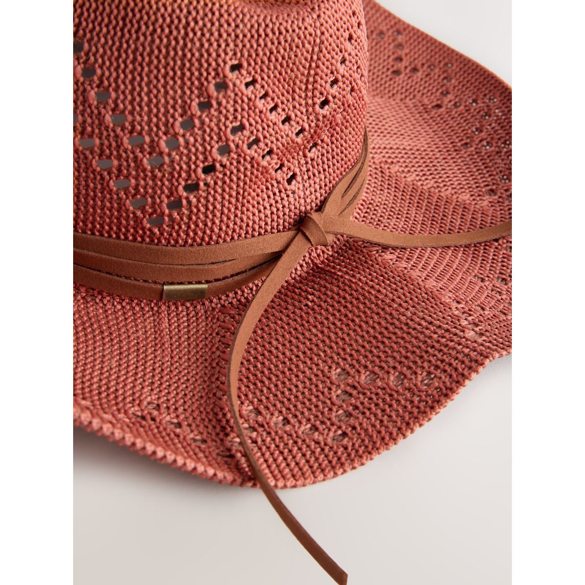 Chapeau de cowboy pliable marron rouille, NEXT