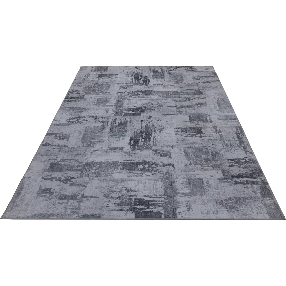 Tapis rectangulaire, Visionary gris clair à motif anthracite, ARTE ESPINA