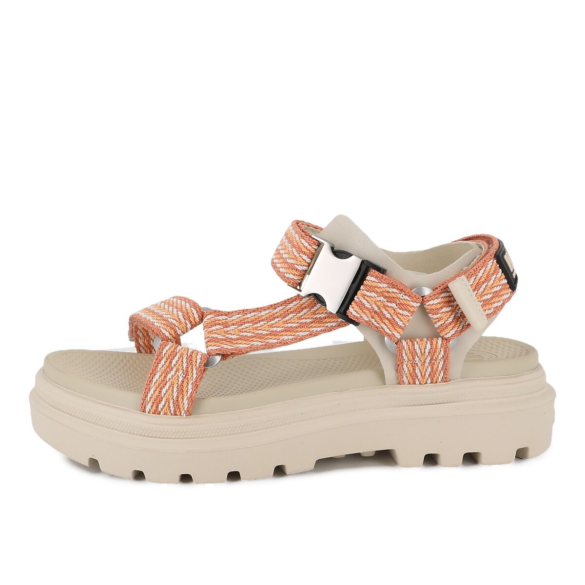 Sandales Pallacruise Strap imprimé orange, PALLADIUM