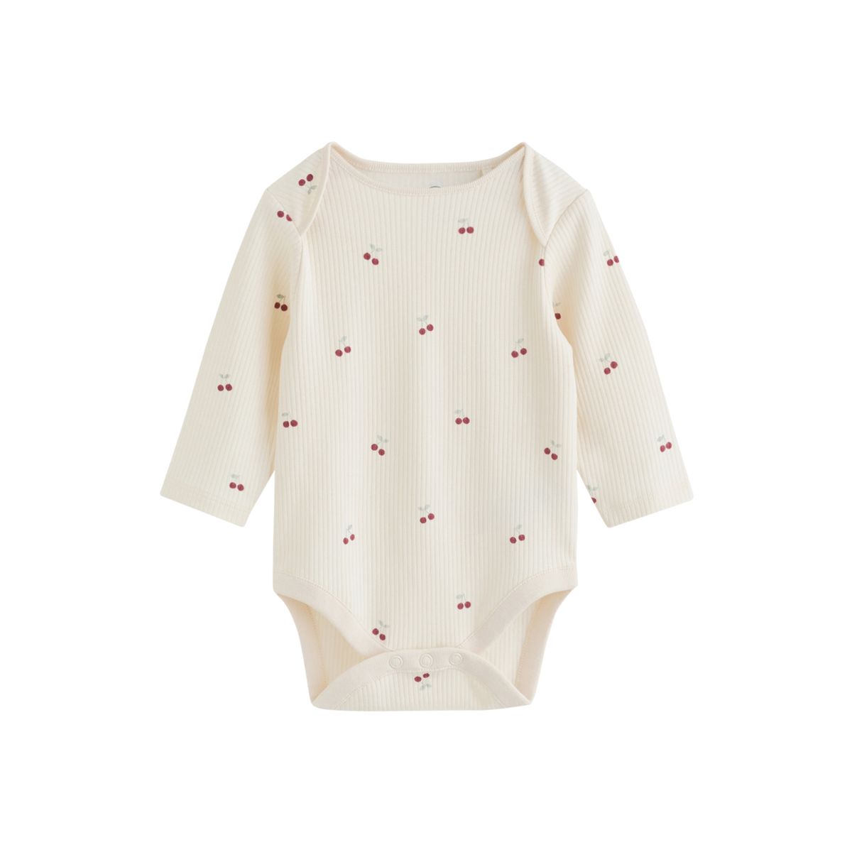 Body à manches longues bébé, lot de 5 imprimé cerise rose, NEXT