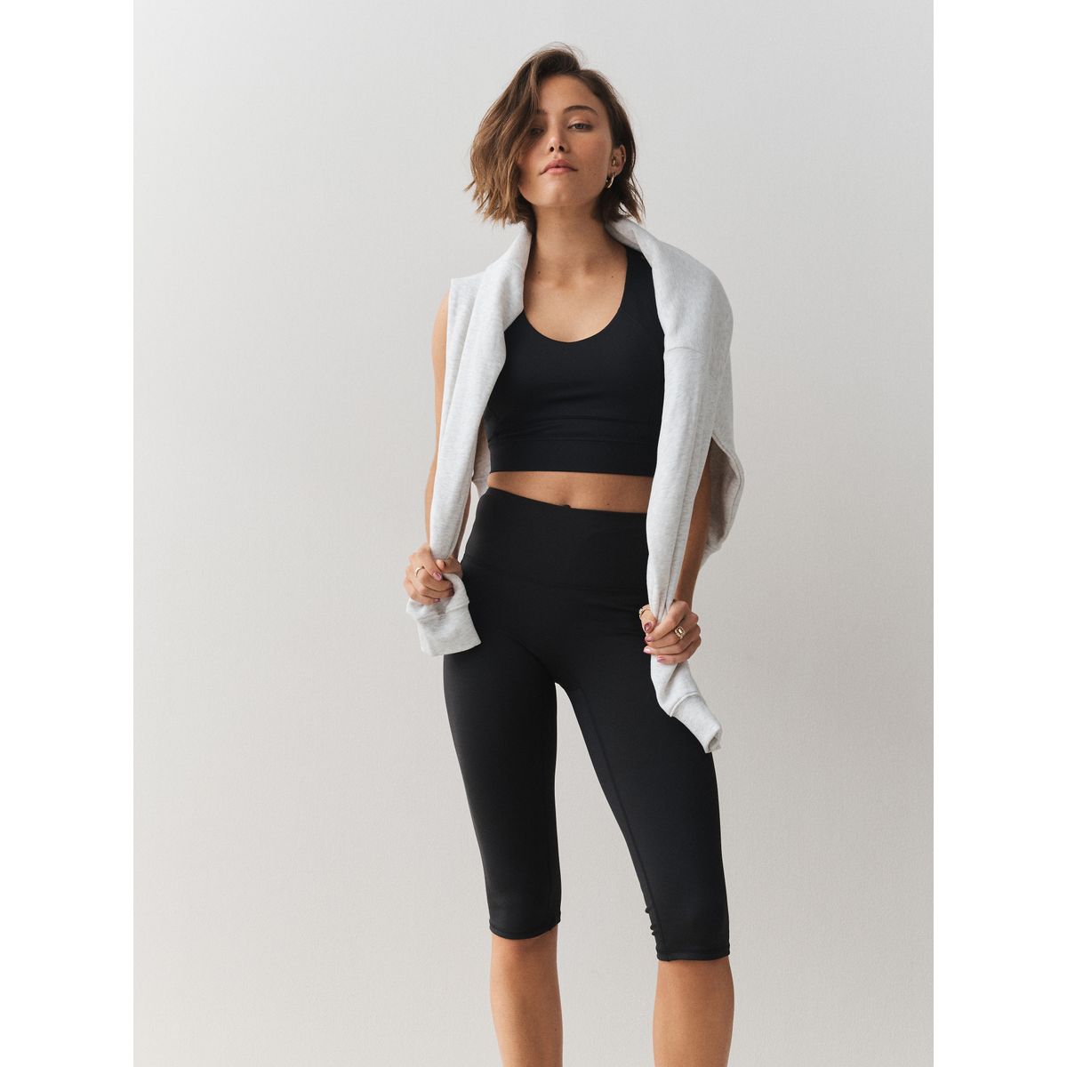 Legging court active balance noir, NEXT
