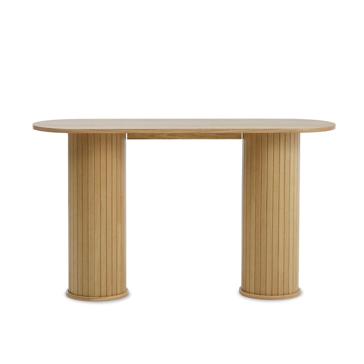 Console - Bois naturel - ALBA marron, MAISON AUBERTIN