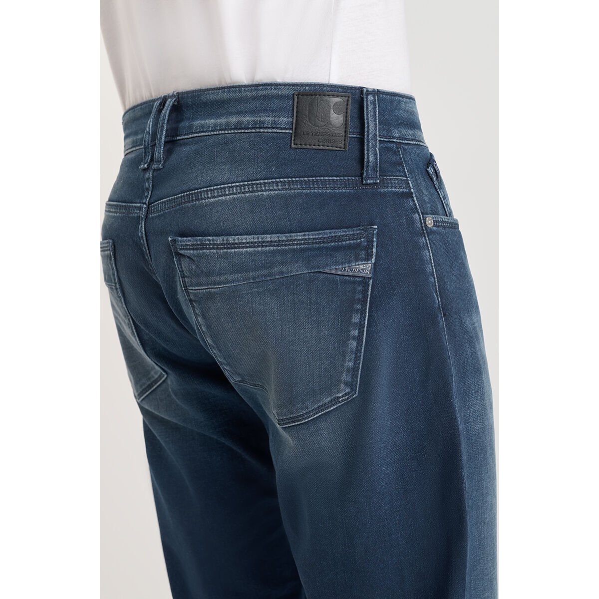 Jeans droite jogg 800/12 regular , longueur 34 blue, LE TEMPS DES CERISES