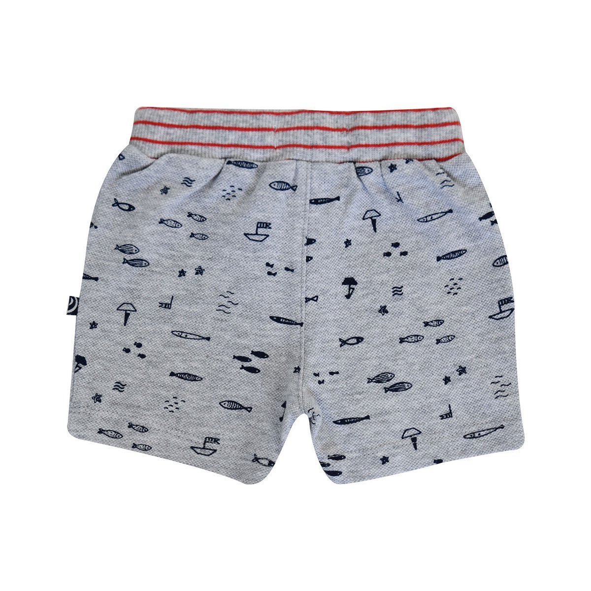 Tee shirt short eliot naissance bleu, SUCRE D'ORGE