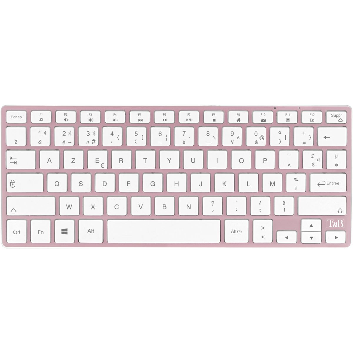 Clavier + Souris rechargeable en aluminium et souris couleur unique, TNB