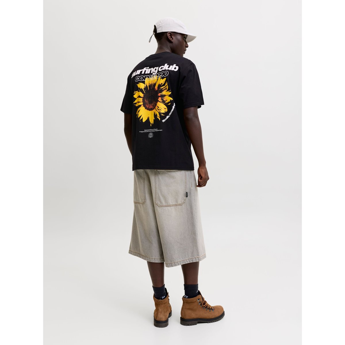 T-Shirt noire - black, JACK & JONES