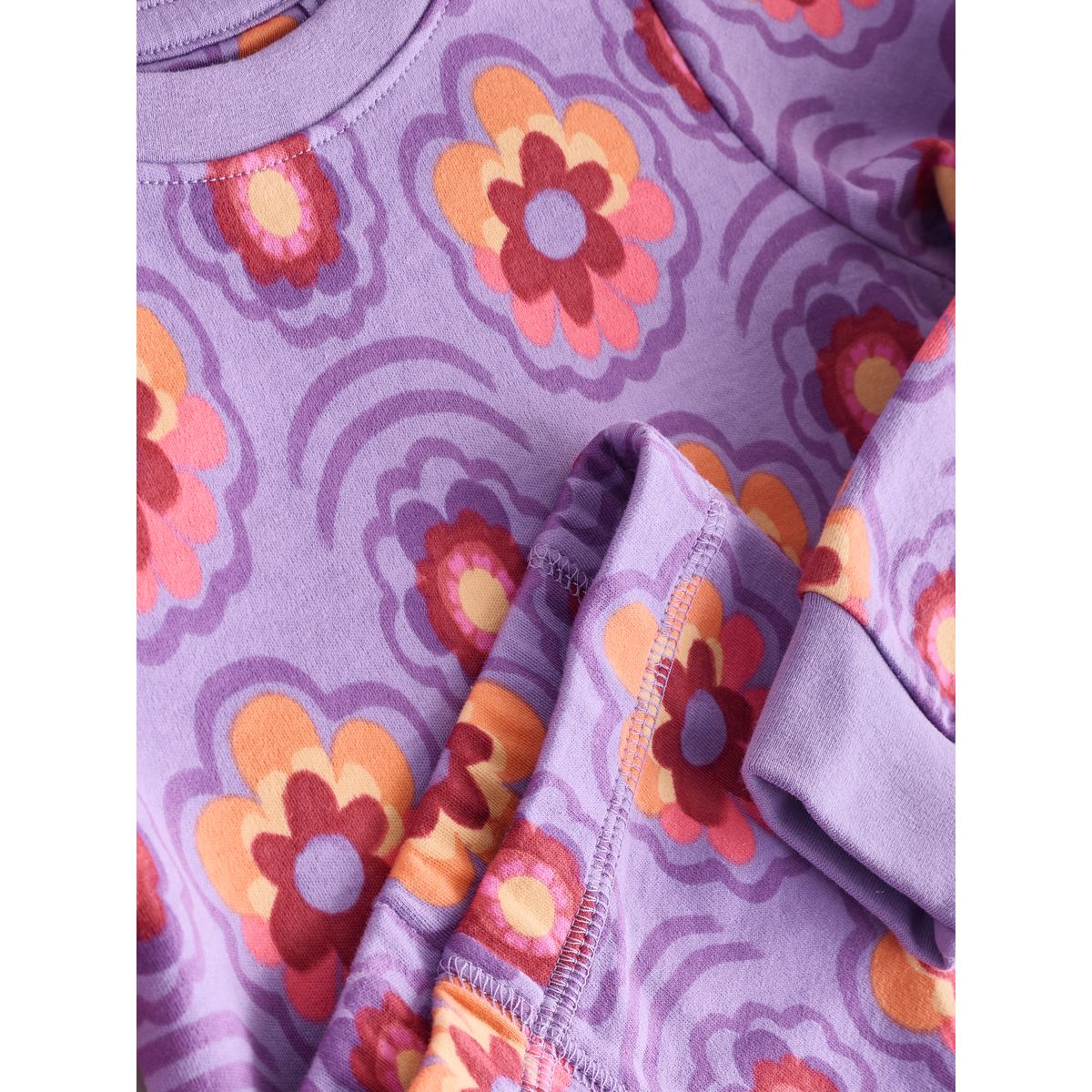 Pyjama douillet motif floral rétro, lot de 3 rose/violet, NEXT