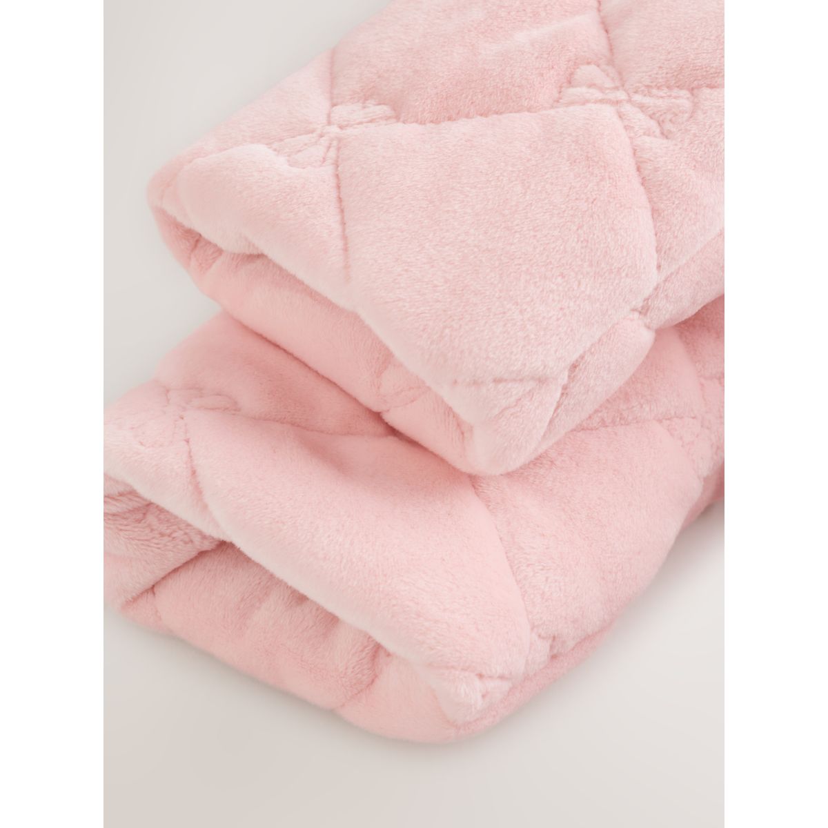 Combinaison intégrale bébé matelassée fermeture éclair en velours rose, NEXT