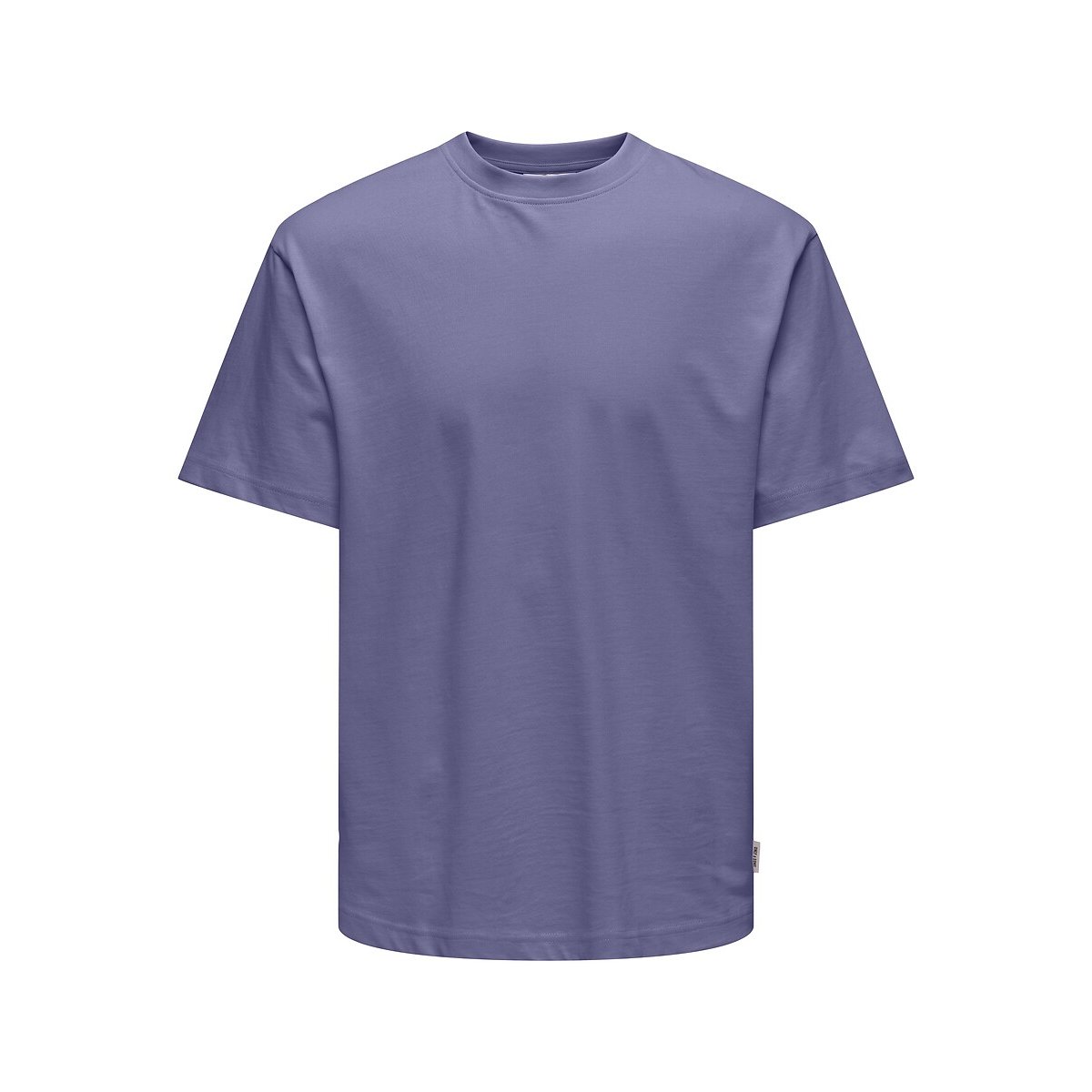 T-shirt ampia girocollo viola, ONLY & SONS