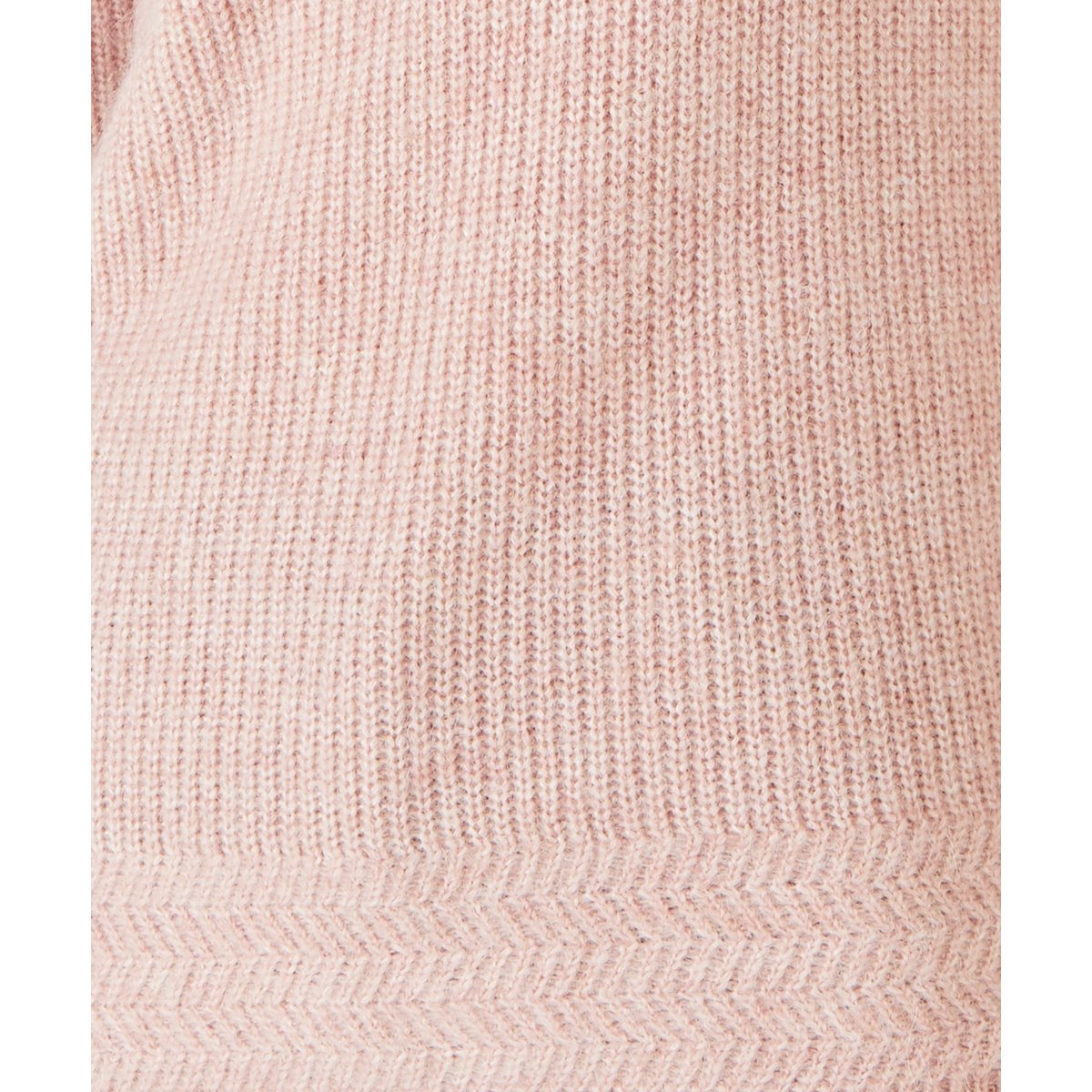 Pull maille perlée mélange alpaga rose tendre, DAMART