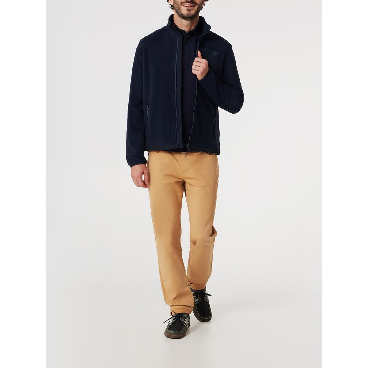 Sweat zippé ALVINZIP14032 marine, TBS