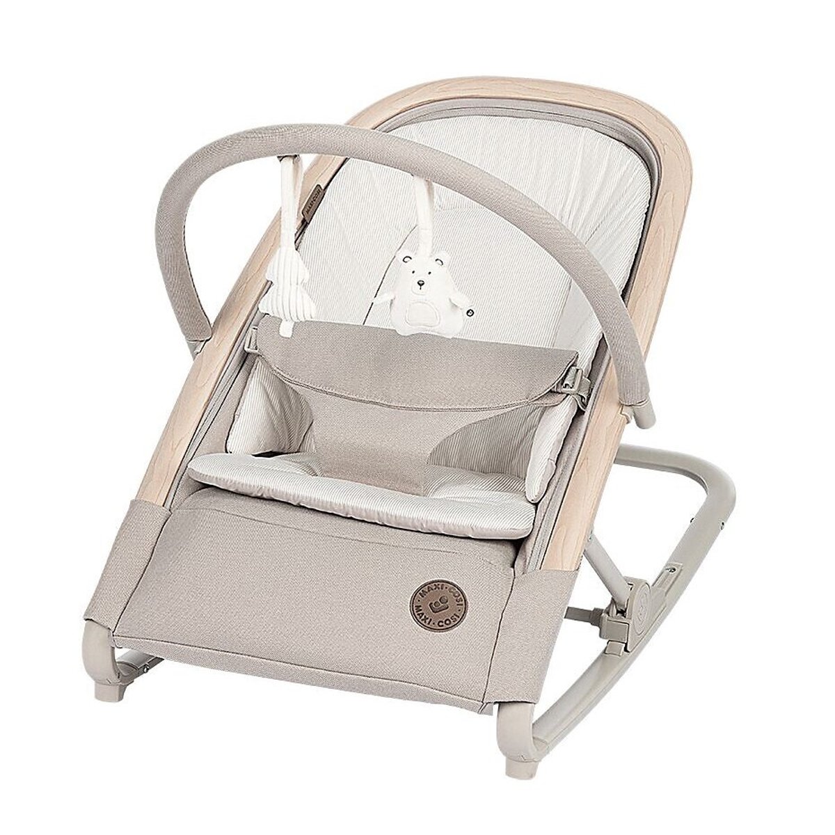 Transat bébé KORI ECO, avec fonction balancelle classic beige, MAXI COSI