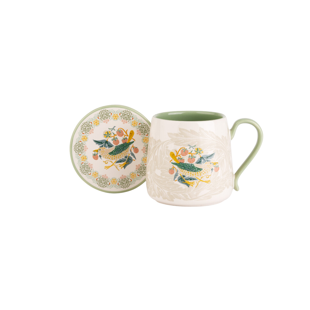 Kitchen Garden Mug & Coaster Set multi-coloured, WILLIAM MORRIS AT HOME