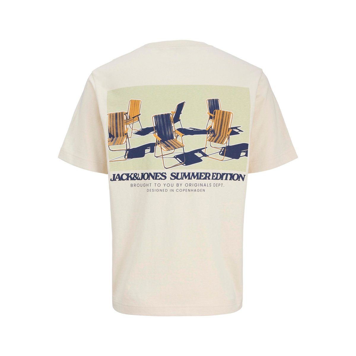 T-Shirt antique white, JACK & JONES