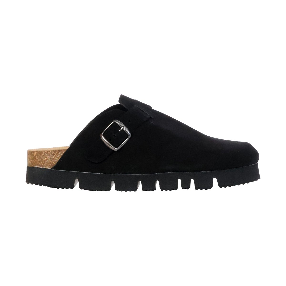 Mules Cuir Eden noir, THE DIVINE FACTORY