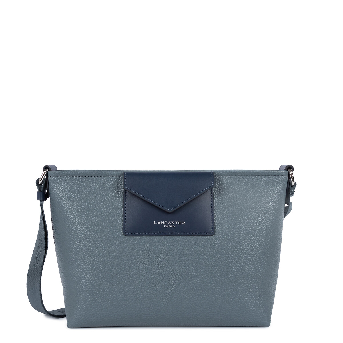 Sac trotteur zippé, MAYA DOUBLE KBA bleu givre, LANCASTER
