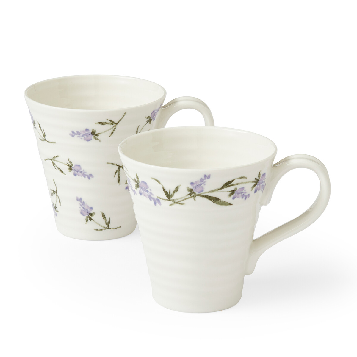 Set of 2 Lavandula Mugs white, SOPHIE CONRAN FOR PORTMEIRION
