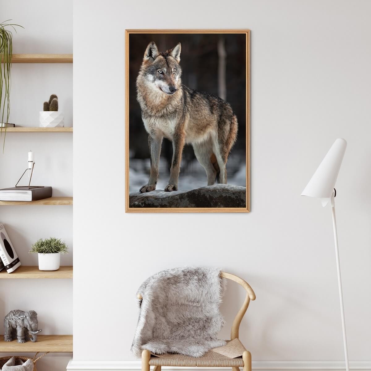 Tableau Mural Encadré Le Loup ANIMAUX tableaux encadrés, CEANOTHE